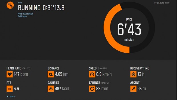 Teste Suunto quadro